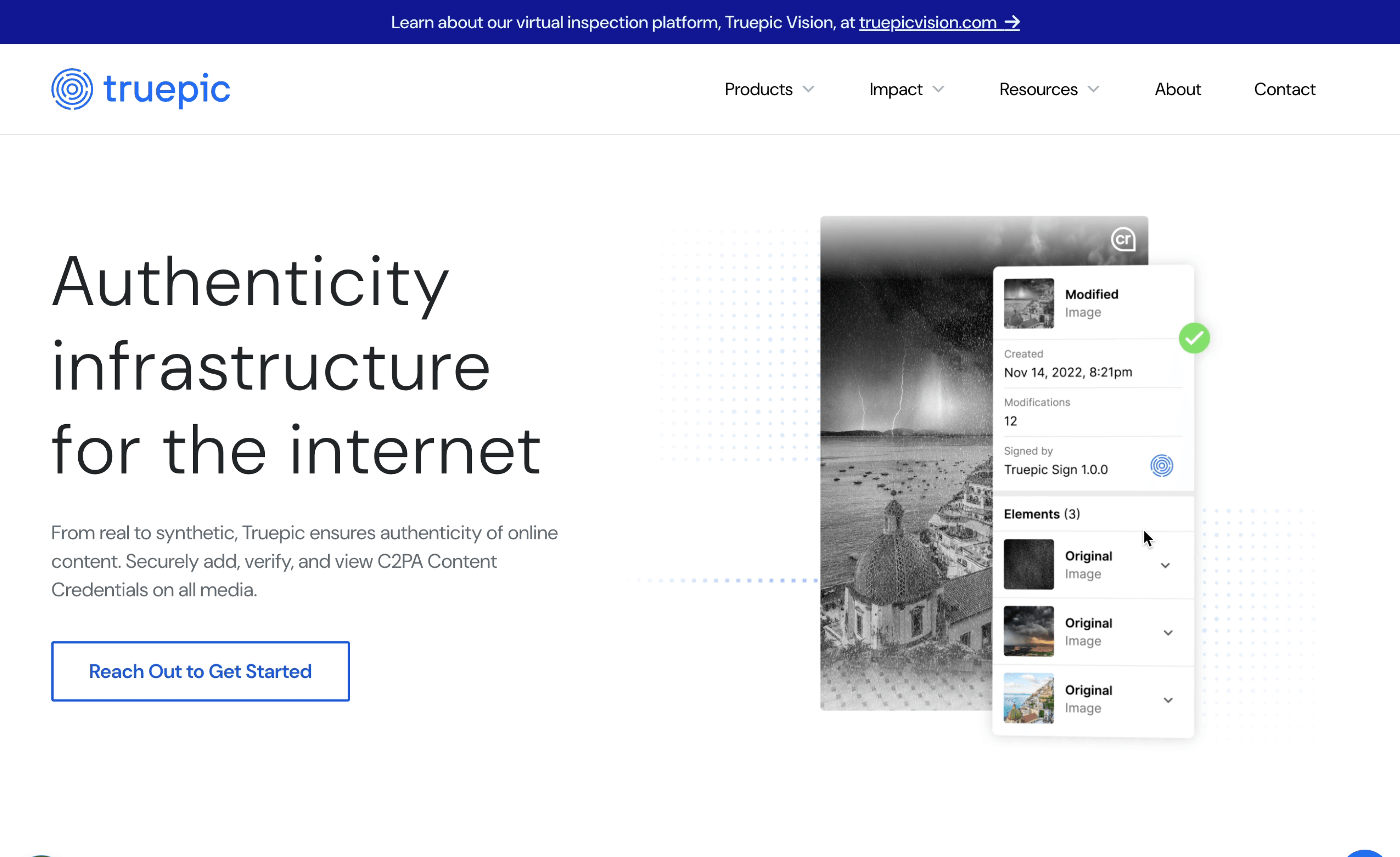 Before state of Truepic