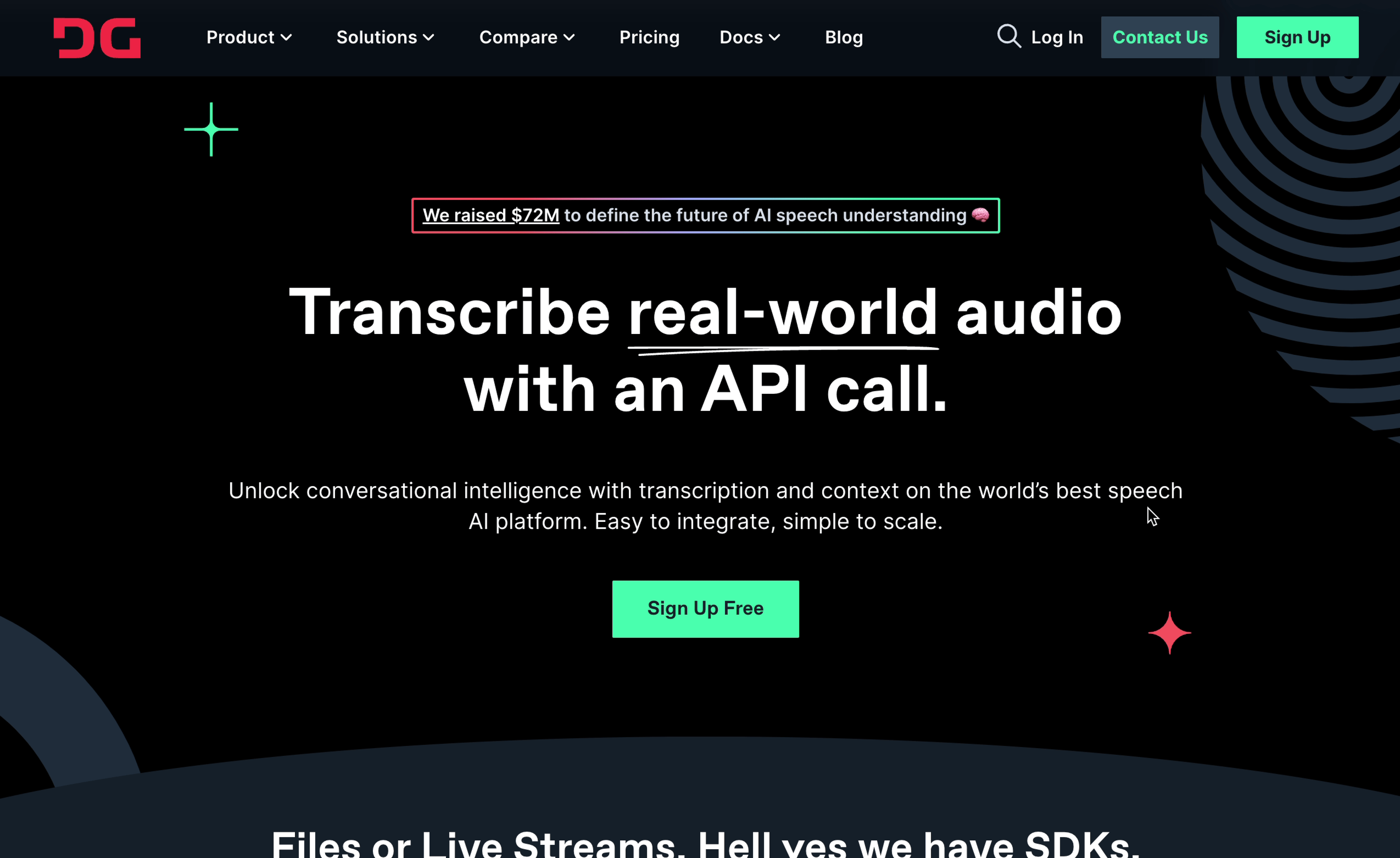 Before state of Deepgram