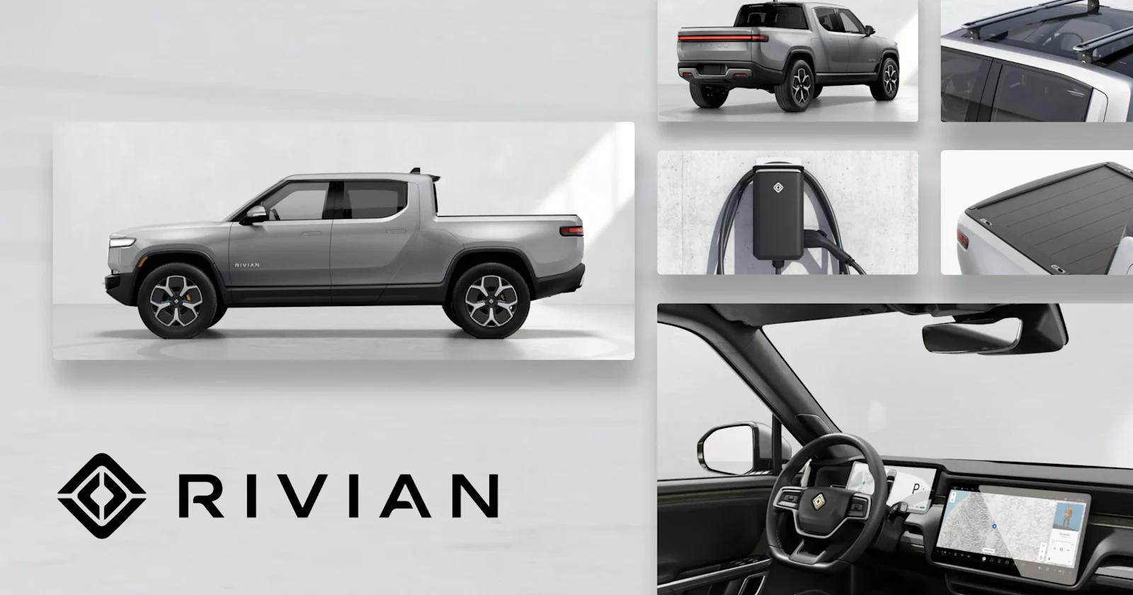 Screenshots from Rivian's Vehicle Studio.